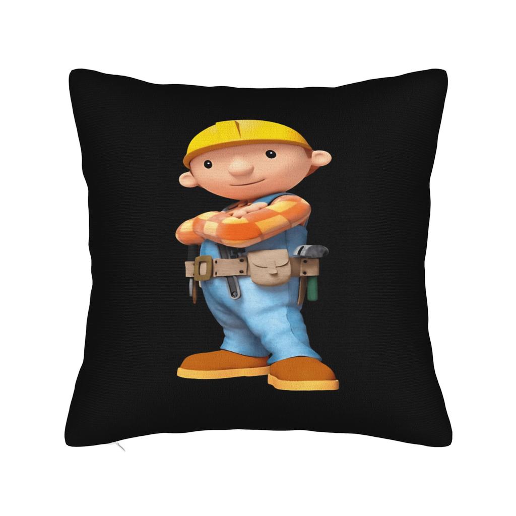 Cartoon B-Bob B-Builder Pillow Case Custom Pillow Cover For Living Room Sofa Fashion Pillowcases