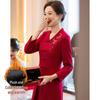 Elegant Chinese Style Qipao Dress for Mother of the Bride