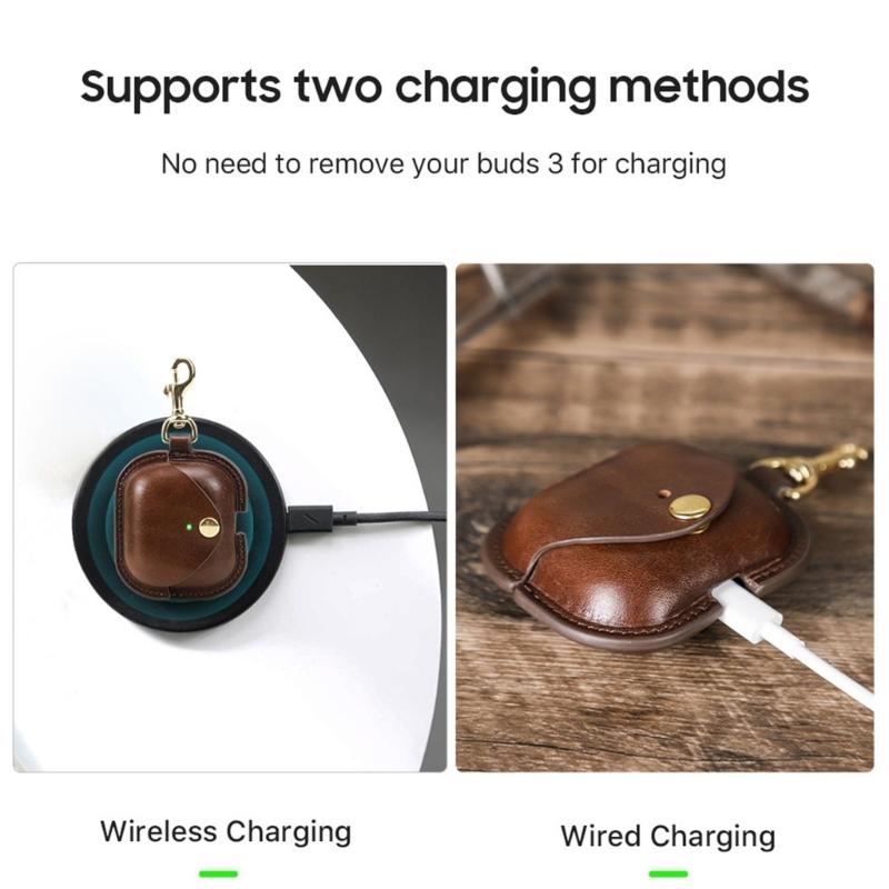 Ergonomic Protective Case Sleeve Housing for Buds 3 Wireless Earbud Antislip Grip Dusts Water Resistant Nonslip Texture