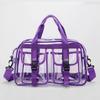 Zipper Solid Color PVC Travel Duffels 2026 Hot Sale Simple Large Capacity Casual Shoulder Bag Soft Trendy Western Style Handbag