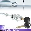 Front Left Driver Side Door Lock Cylinder with 2 Keys Repair Kit for BMW E90 E91 E92 E93 3 SERIES 2004-2012 51217162427 Car Part