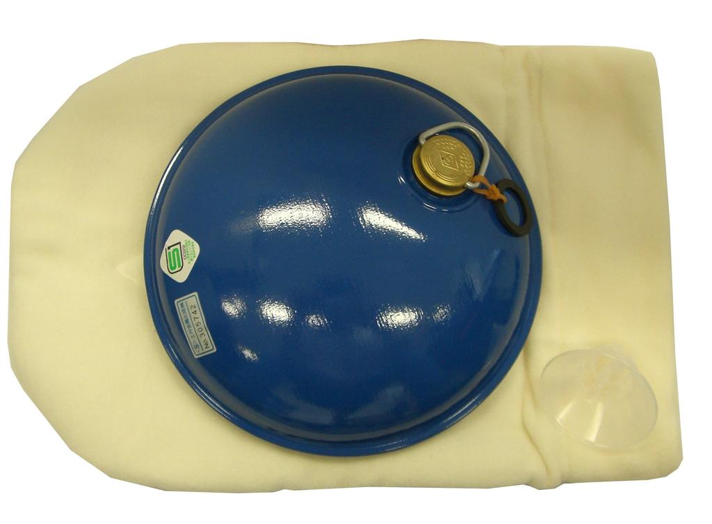 Tinplate Hot Water Bottle Mini Maru Blue 112817 1.2L