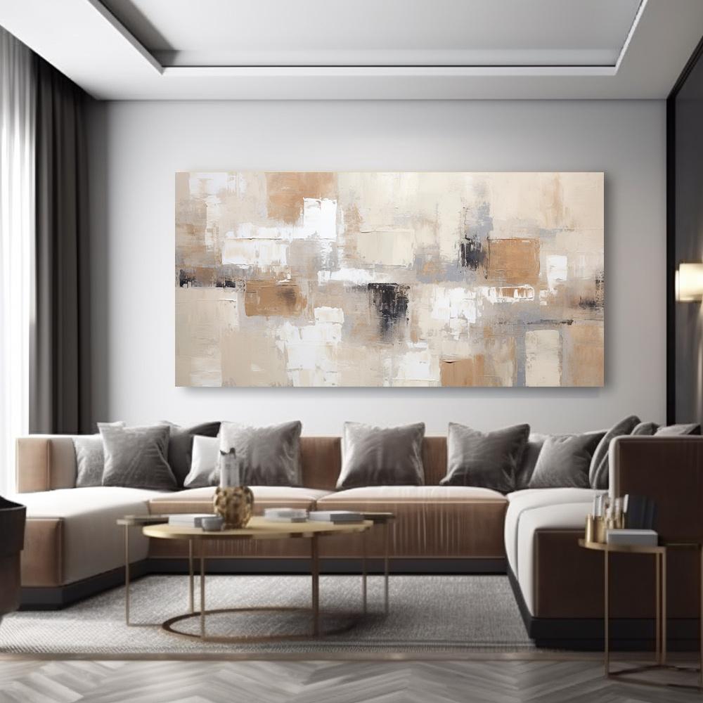 

Abstract Canvas Wall Art , Frameless Painting for Living Room, Bedroom, Office Decor, Modern Canvas Print Wall Art 20x40cm No Framed
