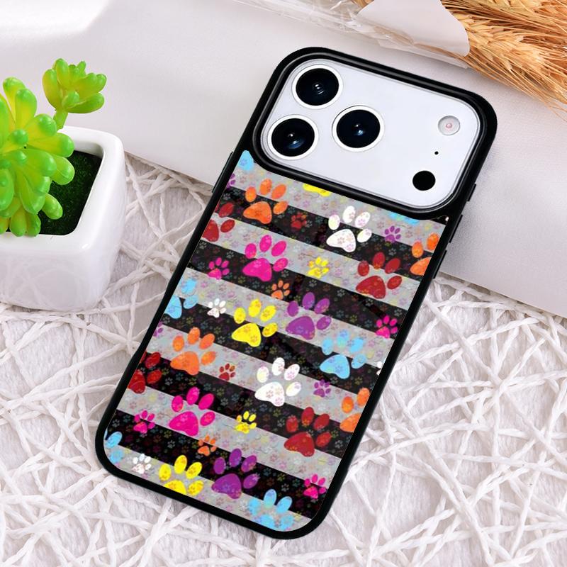 Dog Friends Cat Pet Paws Phone Case for iPhone 17 Air 16 15 11 12 14 13 Pro Max Shockproof Cover