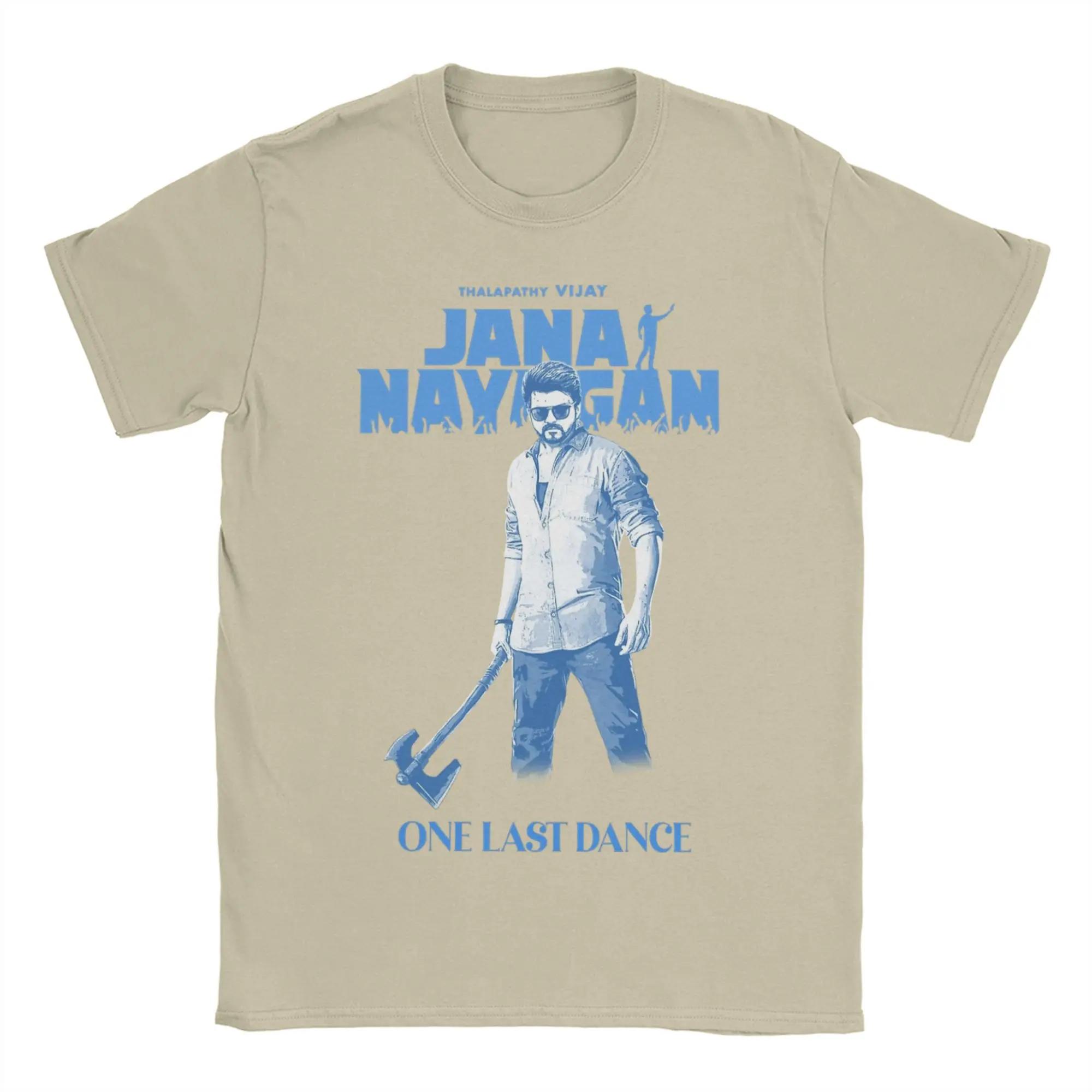 

Unisex Womens Vijay Thalapathy Jana Nayagan One Last Dance T Shirt Cotton Clothes Short Sleeve Crewneck Tees Plus Size TShirt S