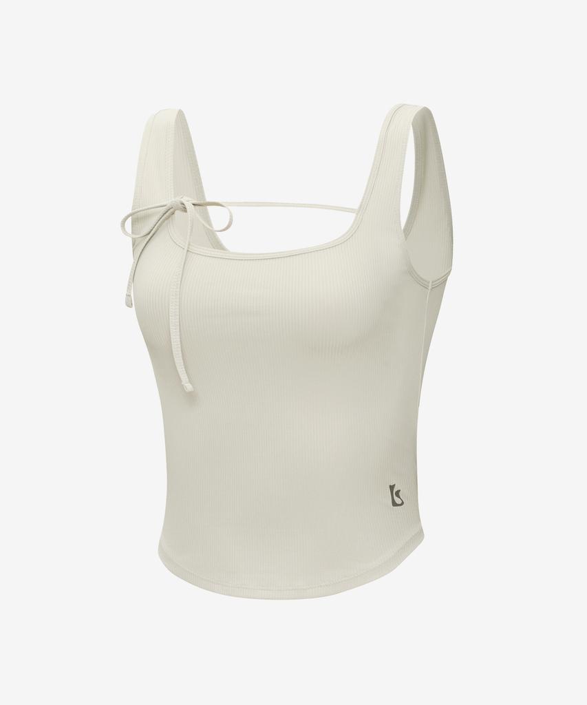 GRANDE LINE Elflex Rib Front Ribbon Sleeveless