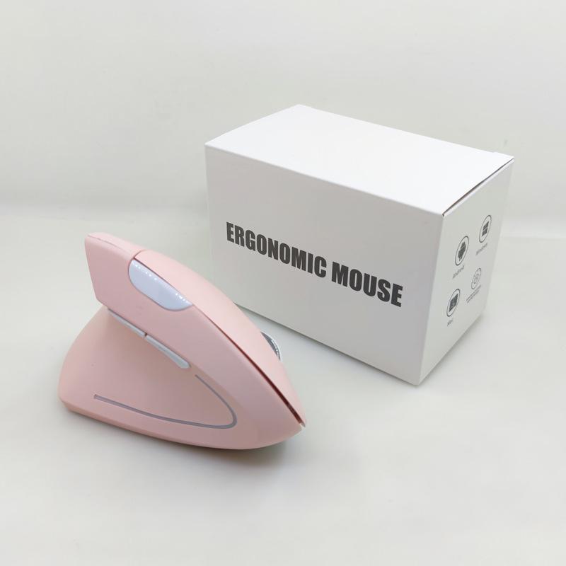 5th Gen Pink Left-Hand Vertical Wireless Mouse
