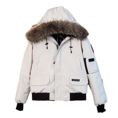 2025 Men's Trendy American Retro Motorcycle Goose Down Jacket
