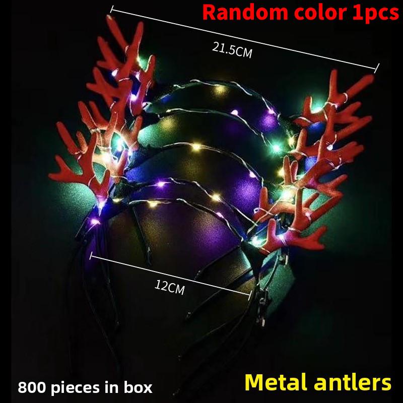 Rabbit Mouse Ears Luminous Headwear Cat Ear Crown Hair Accessory Gift