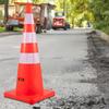 Safety Cones Traffic Cones 6 x 36" Orange Reflective Collars Road Cones