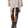 Women's Casual Fashion Outdoor Halloween Printed Slim Elastic Yoga Pants Cropped Pants