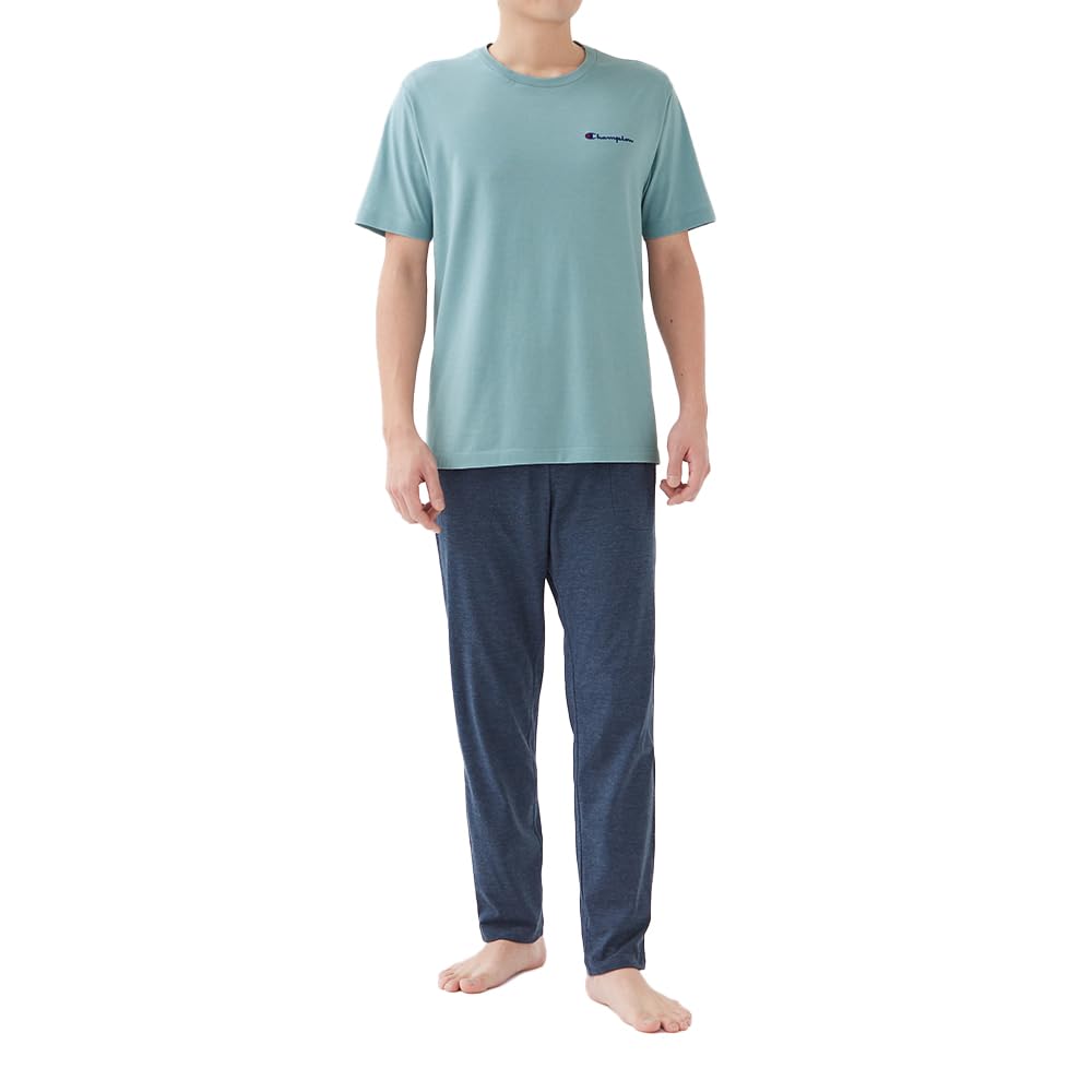 

Room Wear Short Sleeve Long Pants Sheeting Blue Gray [Champion] Men s синьо сірого кольору