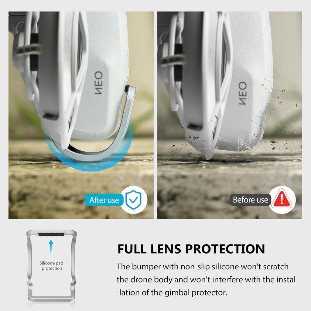 STARTRC DJI Neo Gimbal Stoßstangenschutz Zubehör Aluminiumlegierung Schutzbügel für DJI Kompatible Neo Drohnenkamera Antikollision