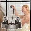 Perforation-Free Bathroom Storage Tripod Wall-Mounted Adjustable Storage Shelf Bathroom Suction Cup Corner Rust-Proof Drain Rack