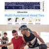 Unisex Paisley Print Tie Back Headband, Cooling Fabric, Sweat Wicking, Adjustable