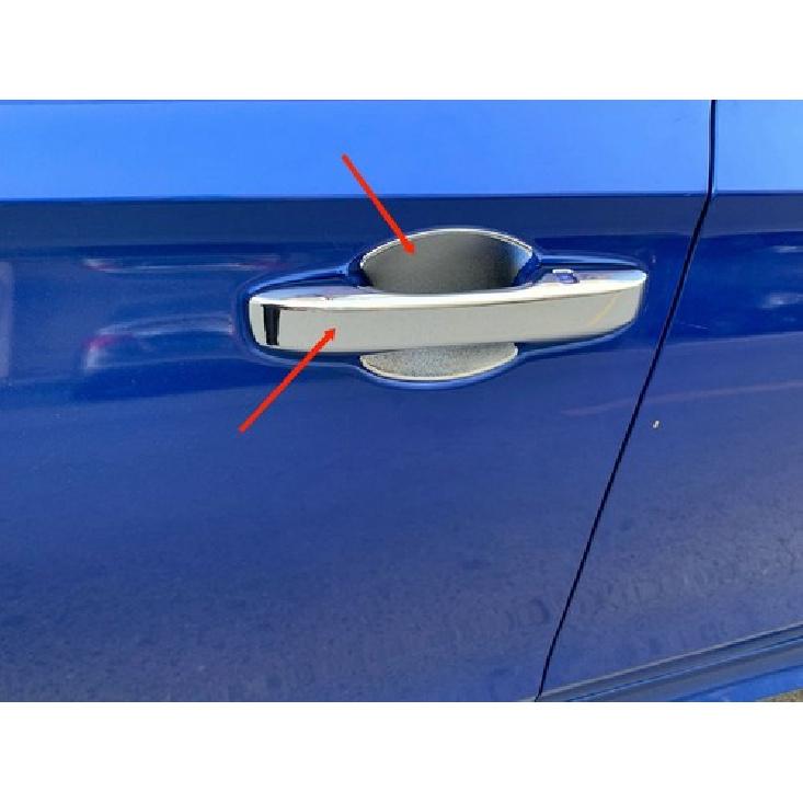 Out Door Handle Bowl Cup Cover Trim For - Honda Civic ABS Chrome 8pcs