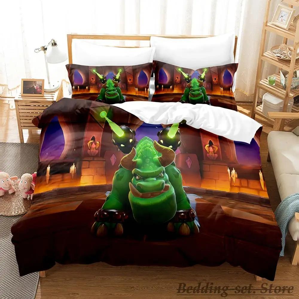

Новий набір постільної білизни Spyro reignited trilogy Single Twin Full Queen King Size Bed Set Adult Kid Bedroom Duvetcover Sets Anime Gme 70x133cm 2pcs