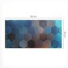 Podkładka Mata Ochronna Biurko Klawiatura Mysz Hexagonal Gradient 90X45 Cm