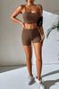 Women's Fashion New Nightgown Women's Camisole Nightgown Set with Black Shorts