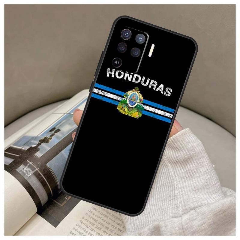 Honduras Flag Case For Oppo A80 A60 A40 A5 Pro A15 A16 A17 A57 A77 A94 A74 A54 A76 A96 A18 A38 A58 A78 A98