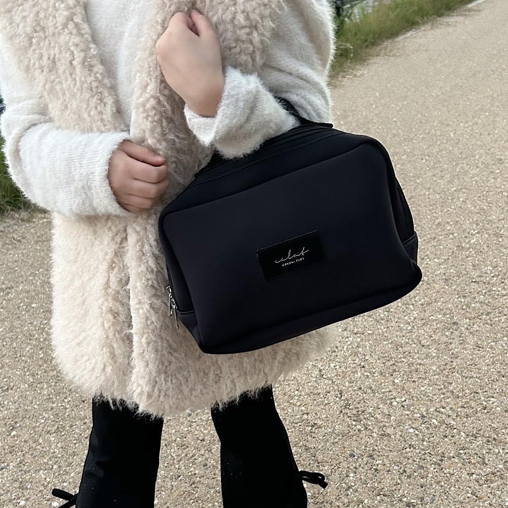 Diaper Diaper Mini Changing Vanity Tote Simple Mommy Bag [kokoniplus] Pouch, Case, Bag, Neoprene, Bag, Bag, Pouch, Bag, Naoprenebag, Bag, (Black)