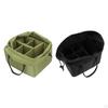 Camera Insert Bag Large Nylon Breathable Hiking with Compartment Convenient Lens