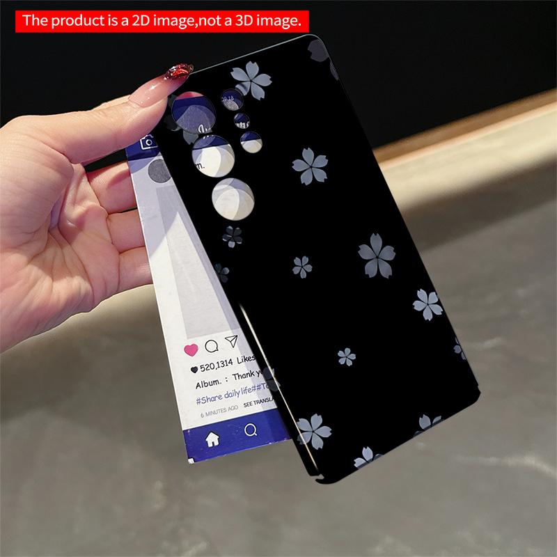 2DFlat Samsung phone case Floral Elegance Phone Case Applicable to Galaxy S23 S24 S25ULTRA S26 A12 A14 A15 A16 A54 A55