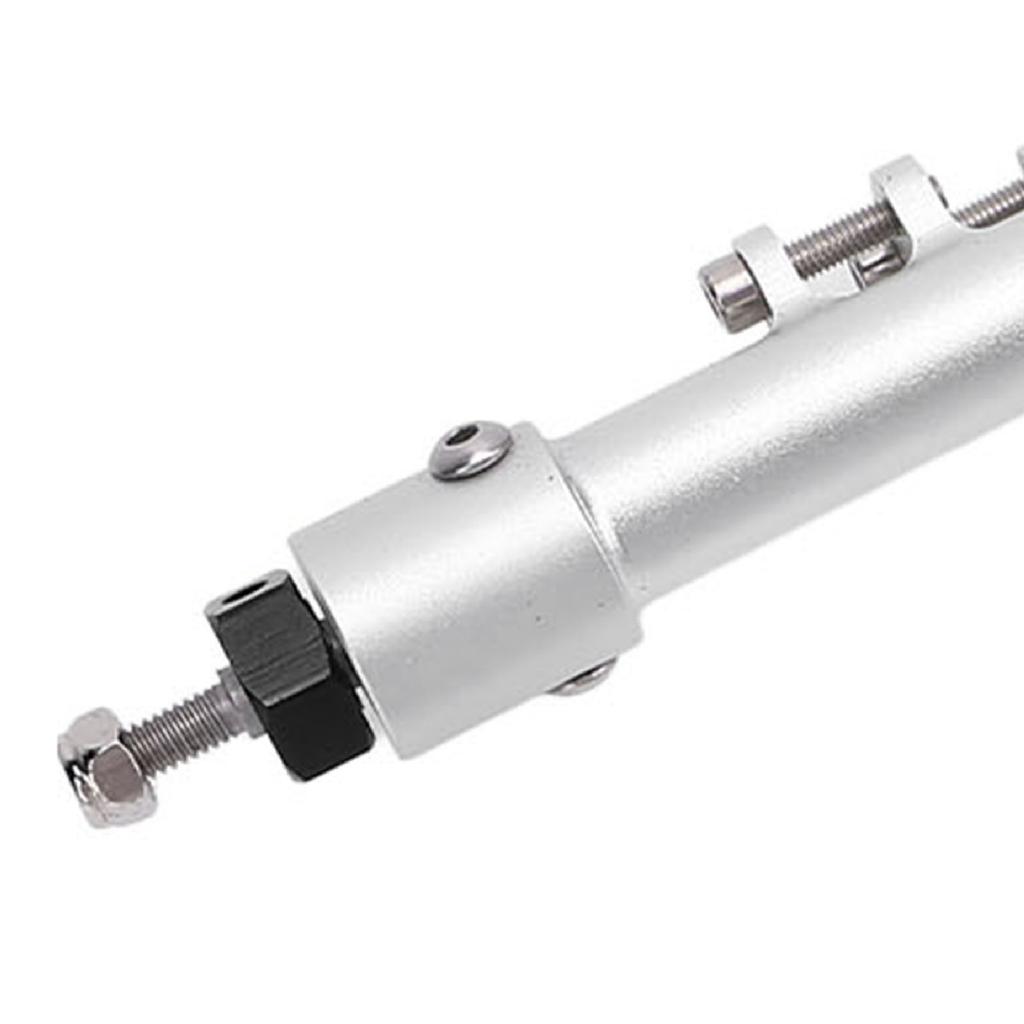 RC Axle Assembly Set Aluminum Alloy Front and Rear Axle for SCX10 II 90046 90047 1/10 RC Crawler Upgrade Parts Silver and Red