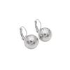 Runde Kugel Ohrhänger Hohl Edelstahl Creolen Glattes Metall Ohrpiercing Schmuck Party Mädchen Weibliches Geschenk