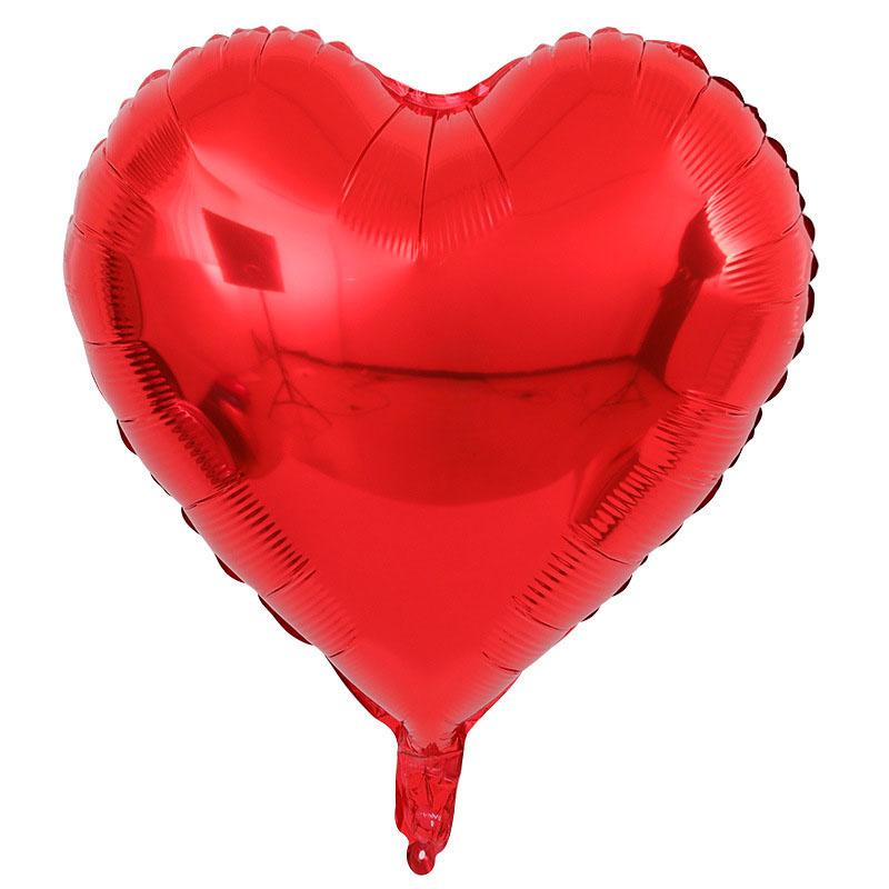 Radiant Love 18-Inch LED Heart-Shaped Latex Balloons Multi-Color Options Wedding Decor Valentine's Day Made in China