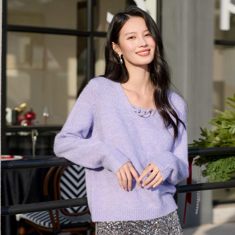 Women's V-Neck Knit Sweater