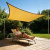 3/4/5/6 Meter Wide Beige Sunshade Awning UV Blocker Sun Shade Sail Netting Sun Shade Sail Heavy Duty Heat Insulation Mesh Tarp