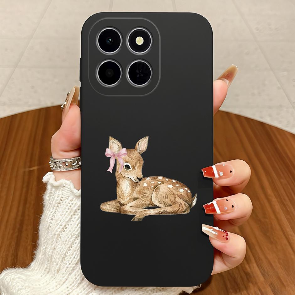 For Honor X6C X6B X6D X7D X7C Case Brilliant Flower Vintage Dyeing Anti-drop Simplicity Matte Shell For HonorX6C honorx7d Bumper