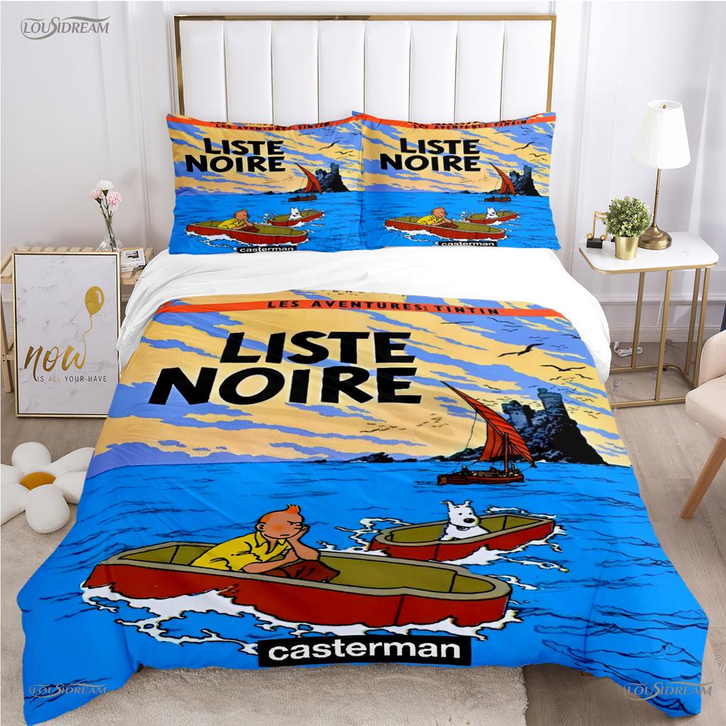 Comforter Casal Cartoon Dog Funny All Season Comforter Bedding Sets Soft And S Single/Double/Queen/King