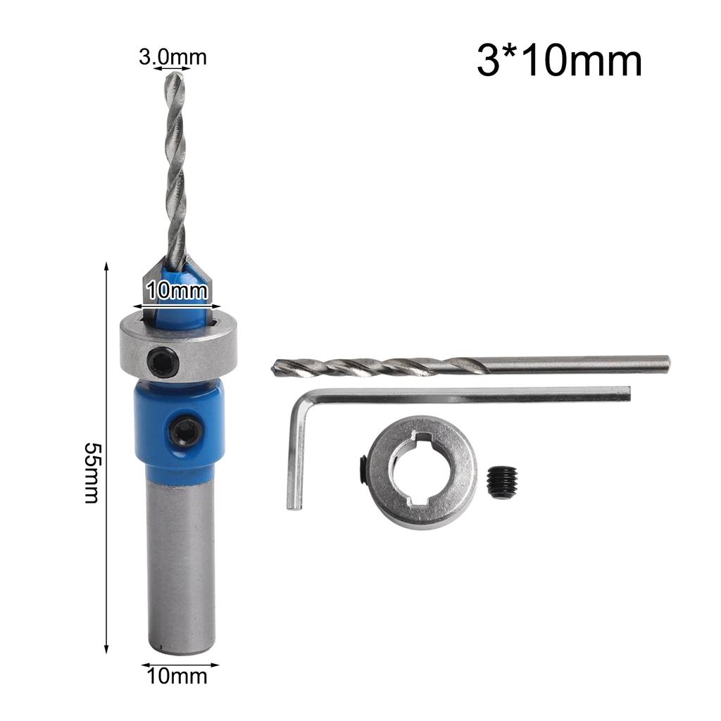 Adjustable Countersink Drill Bit Adjustable Milling Cutter Countersink Drill Bit Efficient Chip Removal Drill Drill Bit