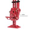 Adjustable Aluminum Lift Jack For 1/10 Scale RC Crawler Cars With Titanium And Red Display Rack