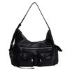 Y2K Armpit Bag Spicy Girl MotorcycleBag Trend Locomotive Pack  Streetwear