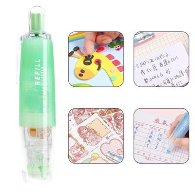 Glue Tape Roller Retractable Double Sided Tape Roller Scrapbooking Adhesive Tape Dispenser for Home School