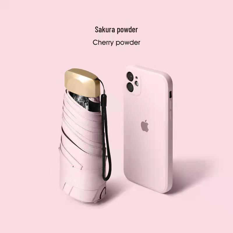 

Ultra-Light 6-Rib UV Protection Folding Pocket Umbrella