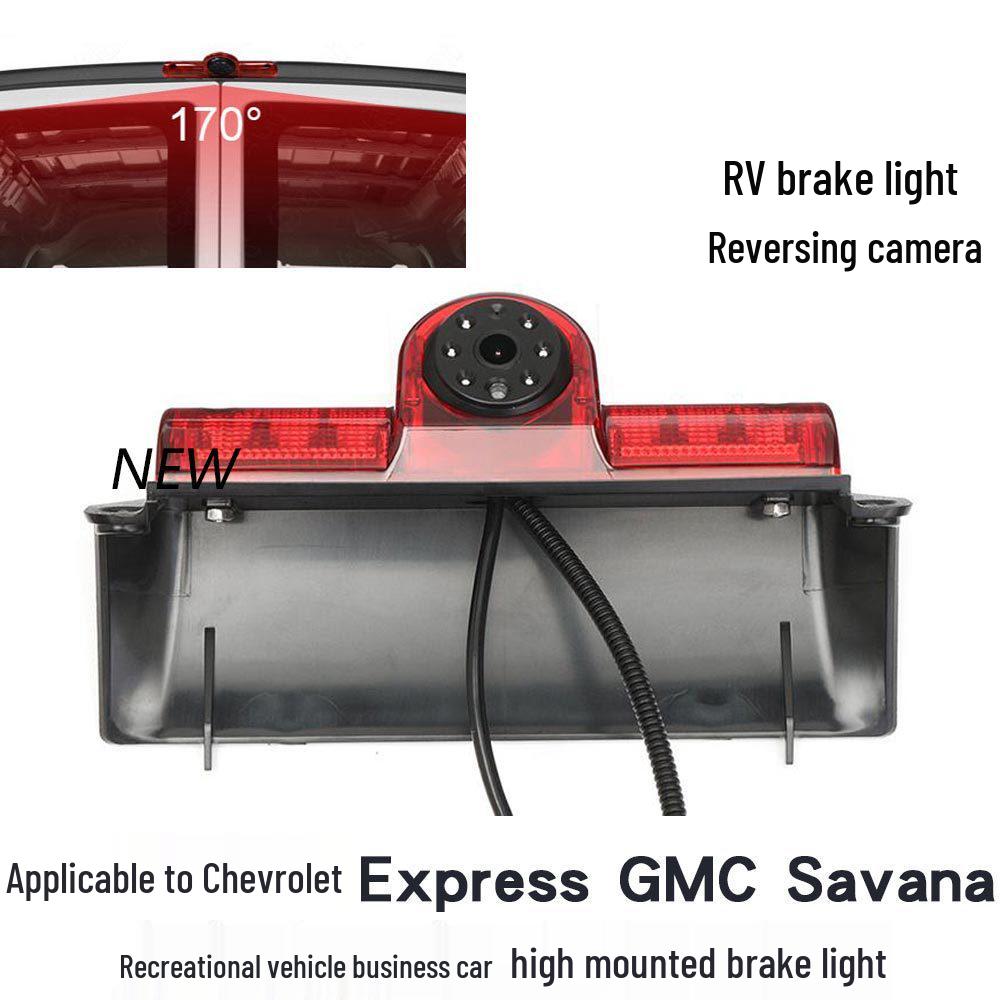 

High-Mount Brake Light Rearview Camera for Chevy Express & GMC Savana Plastic