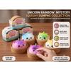 -/-Neues virales großes Regenbogen-Einhorn-Brötchen-Squishy-Spielzeug, Blindbox, Simulierte Suppenklößchen-Entlüftungs-Fidget-Spielzeug zur sensorischen Stressbewältigung
