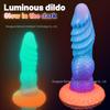 Dual-Use Luminous Silicone Dildo: Thick, Soft Anal & Vaginal Plug for Masturbation & SM Play