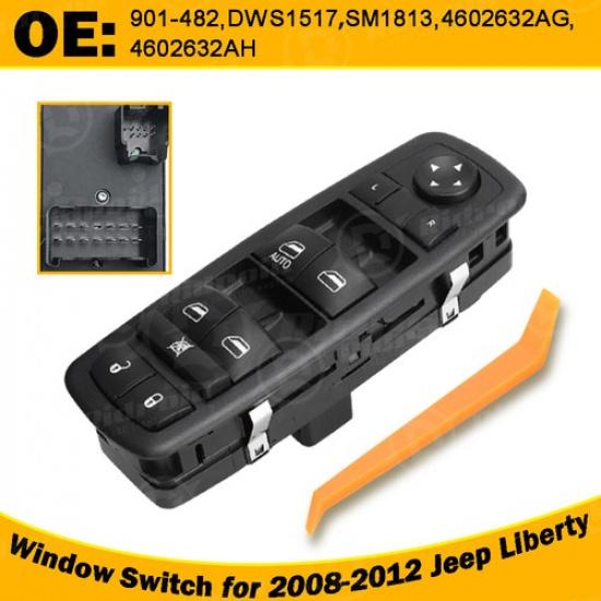 Master Power Window Switch Driver Side For Jeep Liberty 2008-2012 Nitro Journey