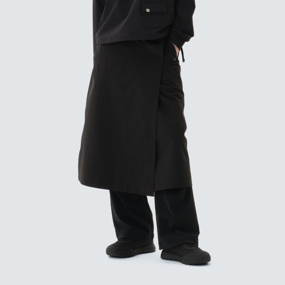 [Snowpeak] Dry Peak Lightweight 3L Women s Waterproof Wrap Skirt Black (S26ZWPSK07) 70(S)