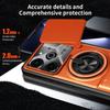 KEYSION Magnetic Phone Case for TECNO Pova 6 6 Pro 5G Slide Camera Lens Protection Upright Kickstand Ring Shockproof Back Cover