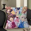 N-Nekopara Anime Cushion Cover Pillow Cover Decor Pillowcase Printed Cushion Case For Couch