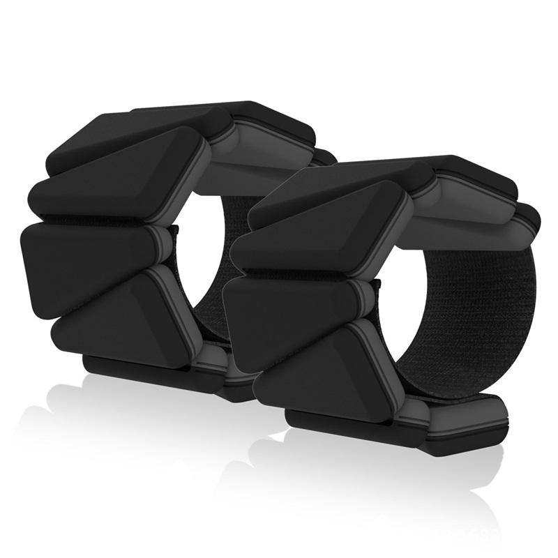 

Two-color Weight-bearing Bracelet Silicone Wrist And Ankle Strength Training Lead Block Invisible Equipment Pair Pack 1KG