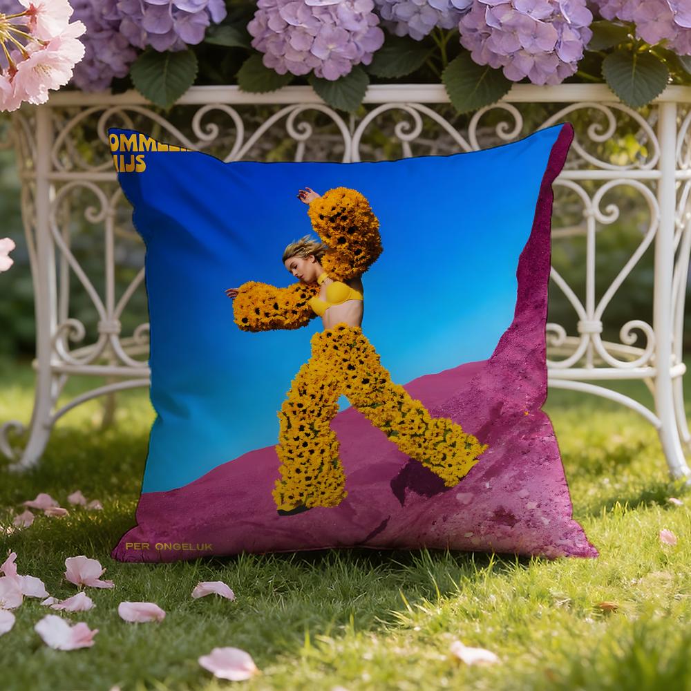 

P-Pommelien Thijs Gedoe Cushion Cover Home & Car Dual-Scene Pillow Cover: Reversible for Premium Comfort 30cmx30cm