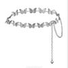 Waist Chic Metal Belt With Vintage Butterfly Design Perfect For Korean Jk Uniforms