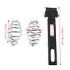 Chrome Coil Coil Springs Mount Bracket Mount Motorcycle Solo Seat Kit  For Custom Motorcycle